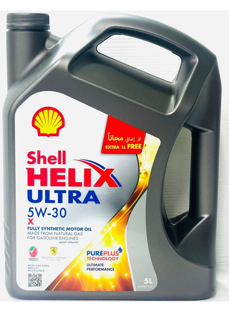 Shell 5W30 Helix Ultra Fully Synthetic Engine Oil 5Ltr - Image 1
