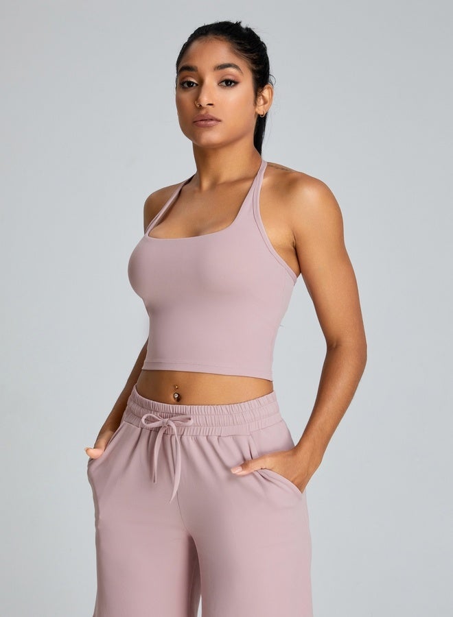 KAWN.YOGA Womens Athletic Tank Top with Square Neckline  - Image 4