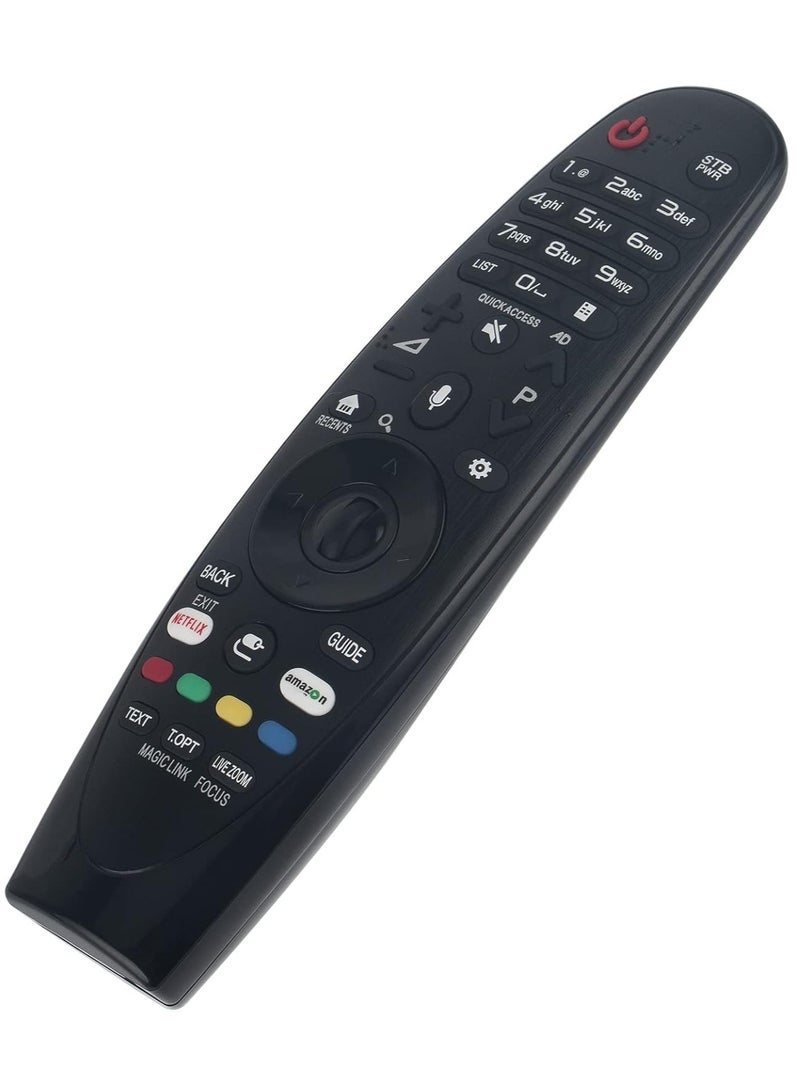 PopZa Voice Remote Control AN-MR650A Suitable for LG TV 55UJ654V 55SJ850T 60UJ654T 60UJ634V 60UJ654V 60SJ850T 65UJ654T 65UJ654V 65UJ752T 65SJ850T 55UJ7 52T [With Voice Indicator Function] with battery - Image 3