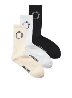 Jacmarcus 3 Pack Tennis Crew Socks