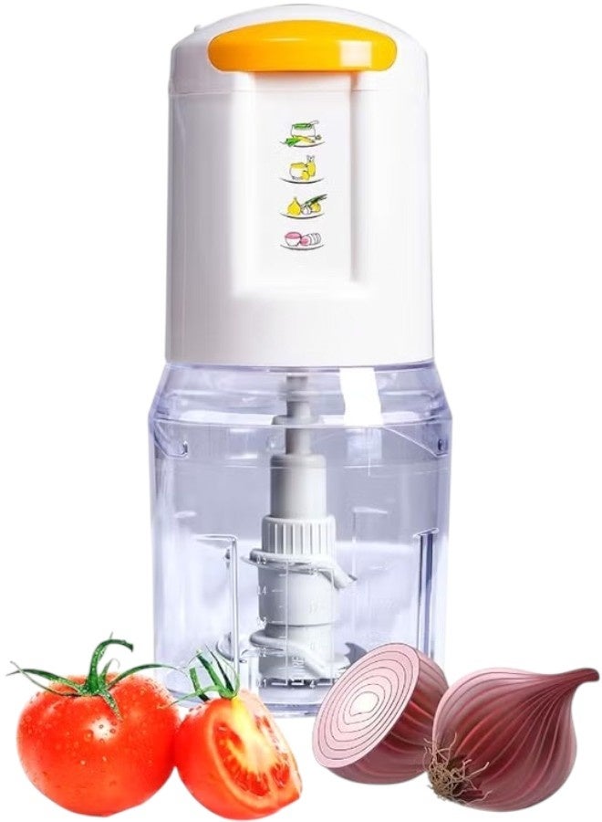 ATC Powerful Electric Food Chopper, 2-Blade Onion Chopper 500ml 450W - Image 1