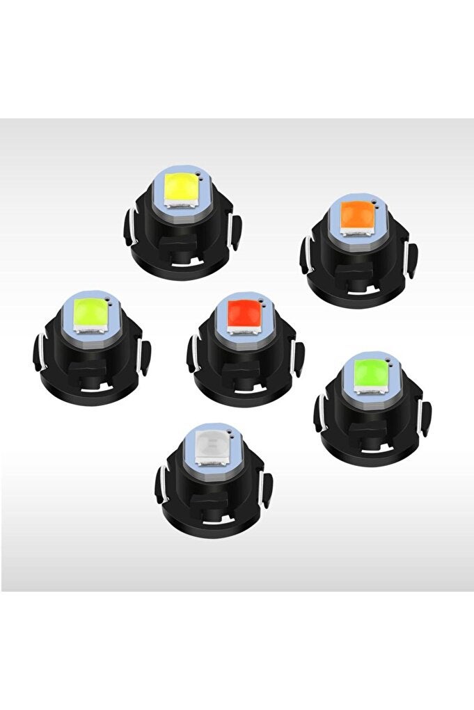 rayihni T3 WHITE 10pcs T3 LED 3030 SMD Led Bulb T4.2 T4.7 Indicator Light Bulb Car Dashboard Warning Indicat - Image 3