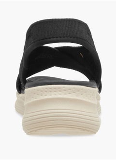 Le Confort Women Flyknit Textured Cross Strap Sandals with Backstrap  - Image 5