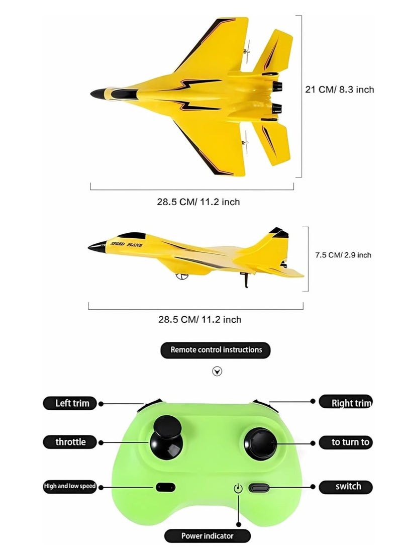 Drone Toys for Kid, Remote Control Aircraft Hobby, Remote Control Aircraft Model, Jet Fighter Stunt Remote Control Aircraft, Remote Control Aircraft Toys, Epp Foam Remote Control Aircraft Glider Fighter Air