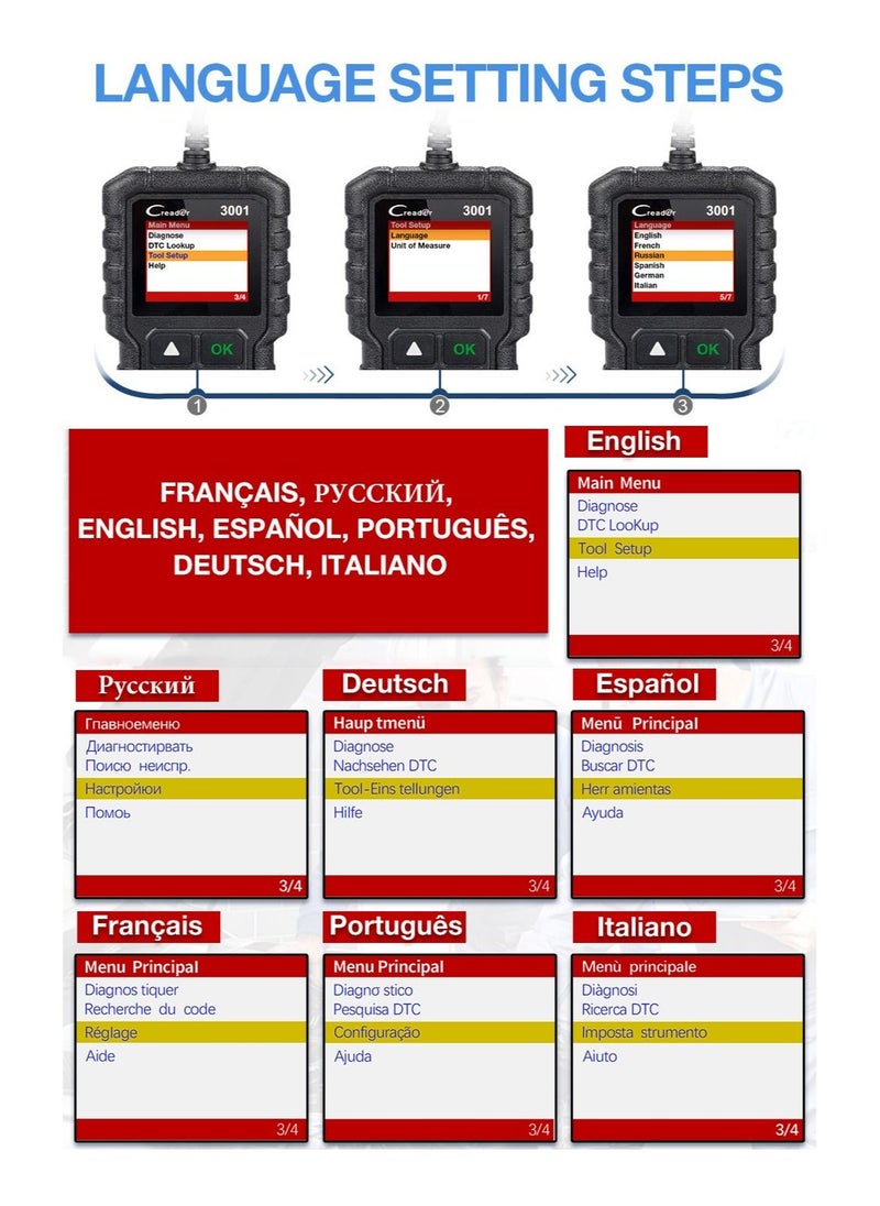 لانش - القراءة التلقائية أداة التشخيص ديي OBD الماسح الضوئي kw590 - Image 1