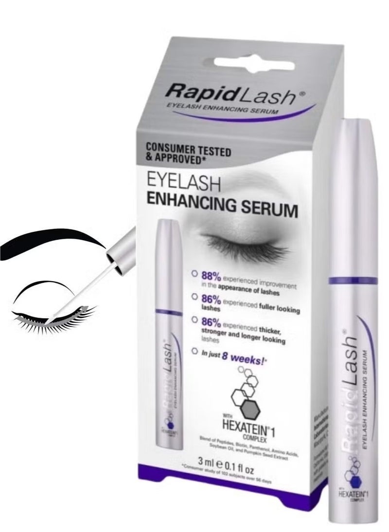 RapidLash Eyelash Enhancing Serum for Longer, Thicker Lashes, 3ml - Image 1