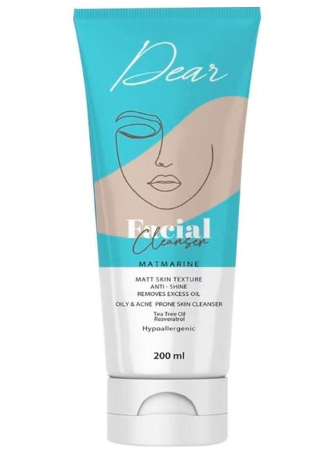 Dear Facial Cleanser for Oily Skin and Acne 200 ml