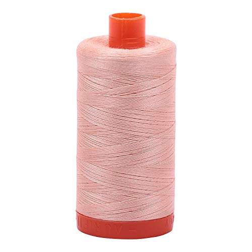 Aurifil A10502420 Solid 50wt 1422yds Fleshy Pink Mako Cotton Thread
