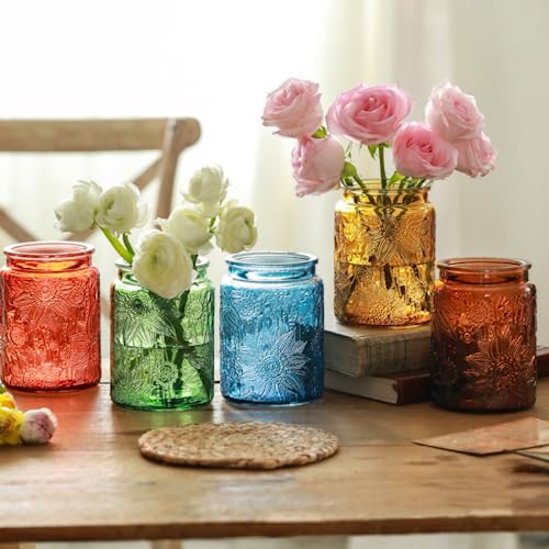 ANSQU Blue Glass Jar, 23.7 FL OZ Vintage Glass Canister with Airtight Lid, Candy Jar/Sugar Container for Kitchen Pantry Coffee, Tea, Cookie, Decorative Jars Holds Bath Salt - Image 5