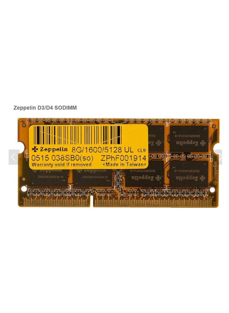Zeppelin LAPTOP SODIMM 4GB PC1333MHz.  - Image 1