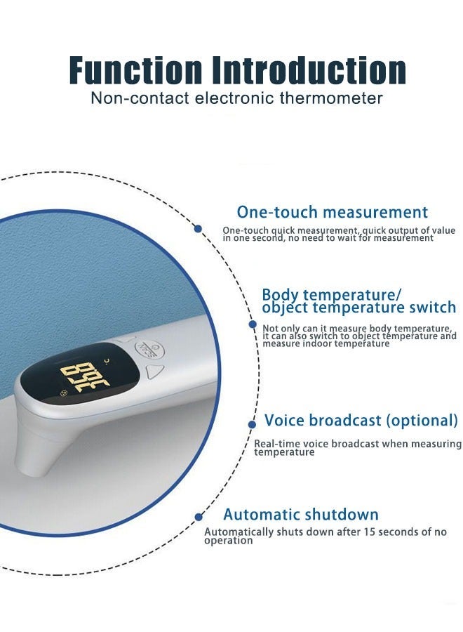 LEXIN Non Contact Digital Infrared Thermometer for Forehead and Ear Suitable for Children and Adults - Image 4