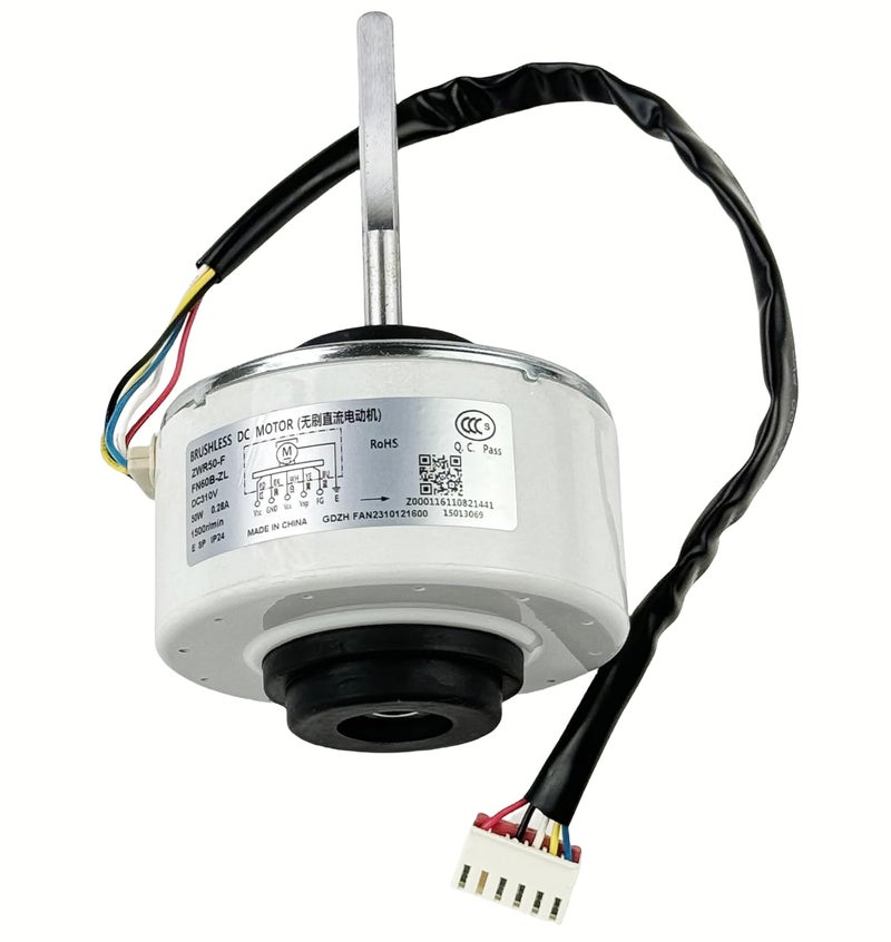 IXGPUTS Air Conditioning Motor FN60B-ZL ZWR50-F DC Brushless Fan Motor, DC310V 50W 0.28A 1500r/min for Gree Air Conditioning DC Motor Fan FN60B-ZL ZWR50-F - Image 1