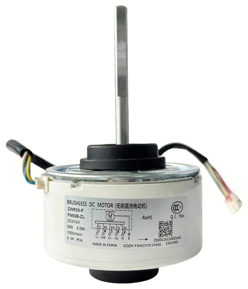 IXGPUTS Air Conditioning Motor FN60B-ZL ZWR50-F DC Brushless Fan Motor, DC310V 50W 0.28A 1500r/min for Gree Air Conditioning DC Motor Fan FN60B-ZL ZWR50-F - Image 5
