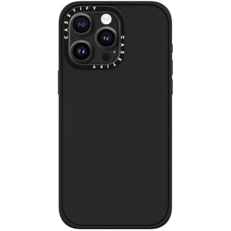 Casetify Impact Case for iPhone 15 Pro Max 【4x Military Grade Drop Tested / 8.2ft Drop Protection】 - Matte Black - Image 4