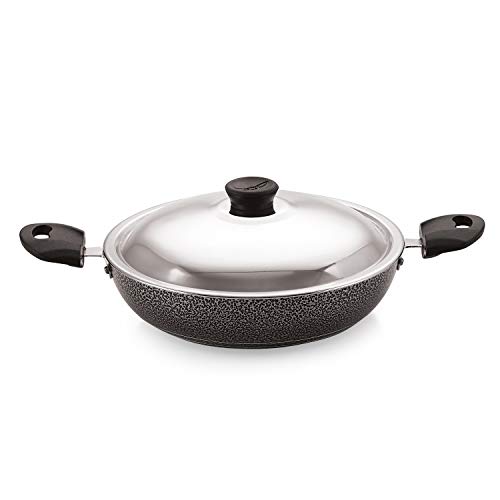 Anjali Diamond Classic Induction Kadai 2 LTR with S.S. Lid - Image 1