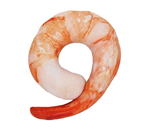 bouti1583 Shrimp Neck Pillow Realistic Simulation Large Shrimp U Shaped Pillow Cushion Plush - Image 1