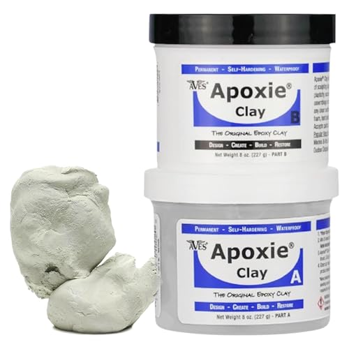Aves Apoxie Clay - 2 Part Self Hardening Modeling Clay - 1 Pound White - Image 1