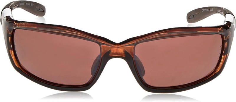 Crossfire Infinity 21126 Premium Safety Glasses with HD Brown Polarized Lens and Crystal Brown Frame - Image 2