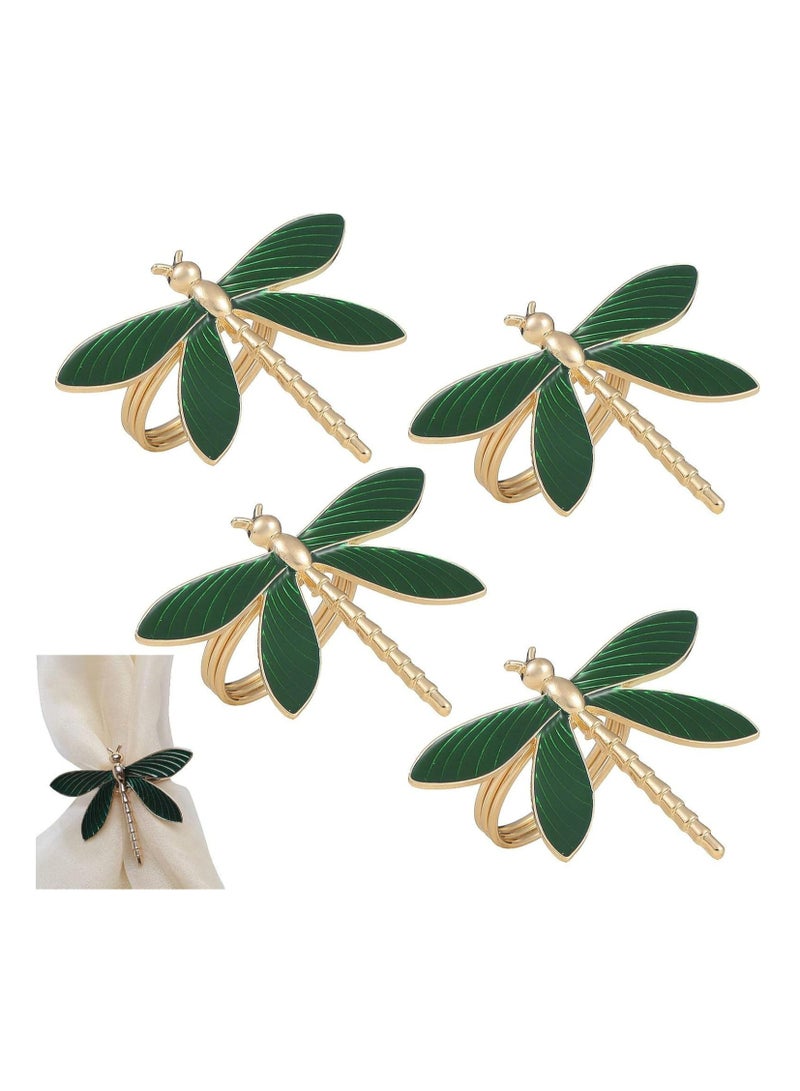 Oasisgalore Napkin Rings Holders for Cloth Napkins，Napkin Rings Set for Formal Occasion Table Decoration - Image 1