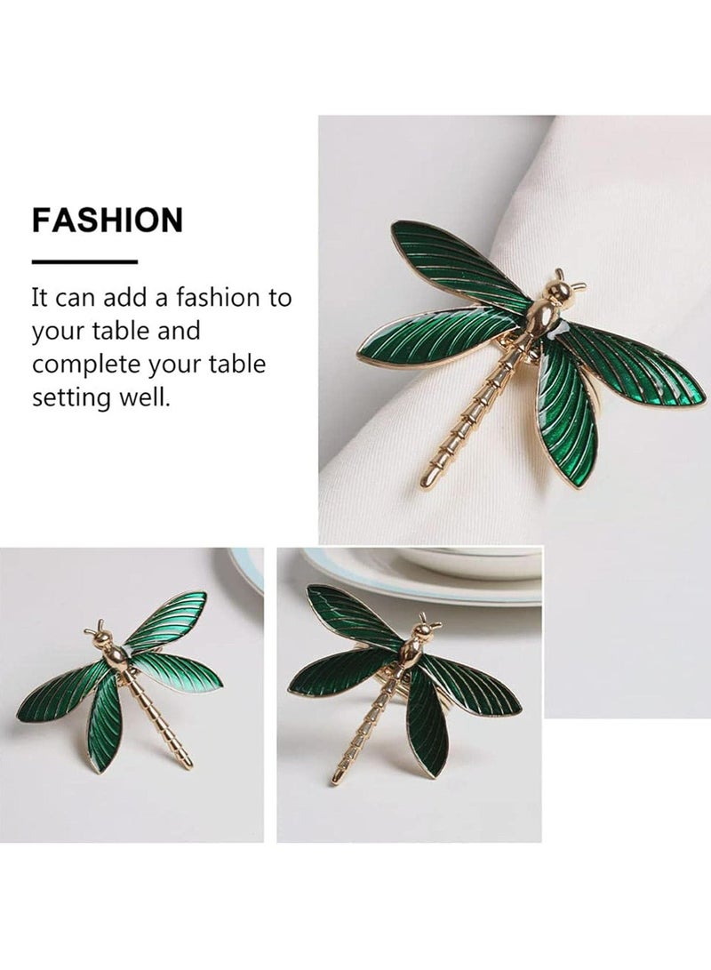 Oasisgalore Napkin Rings Holders for Cloth Napkins，Napkin Rings Set for Formal Occasion Table Decoration - Image 3