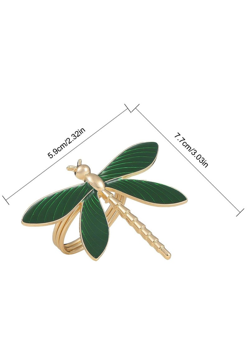 Oasisgalore Napkin Rings Holders for Cloth Napkins，Napkin Rings Set for Formal Occasion Table Decoration - Image 4
