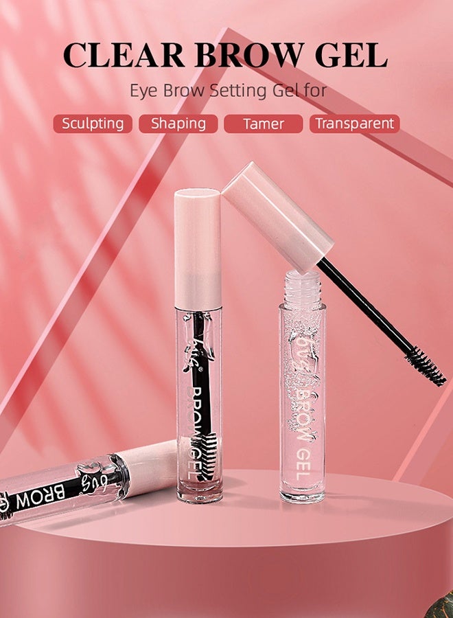 bvg Brow Gel Clear Eyebrow Shaping Wax Eyebrow Styling Soap Gel Brows Shaping Cream Natural Eyebrows Brow Lift Wax Clear Eyebrow Glue Gel Eyebrow Soap Kit Waterproof Brow Soap 4.5g - Image 3