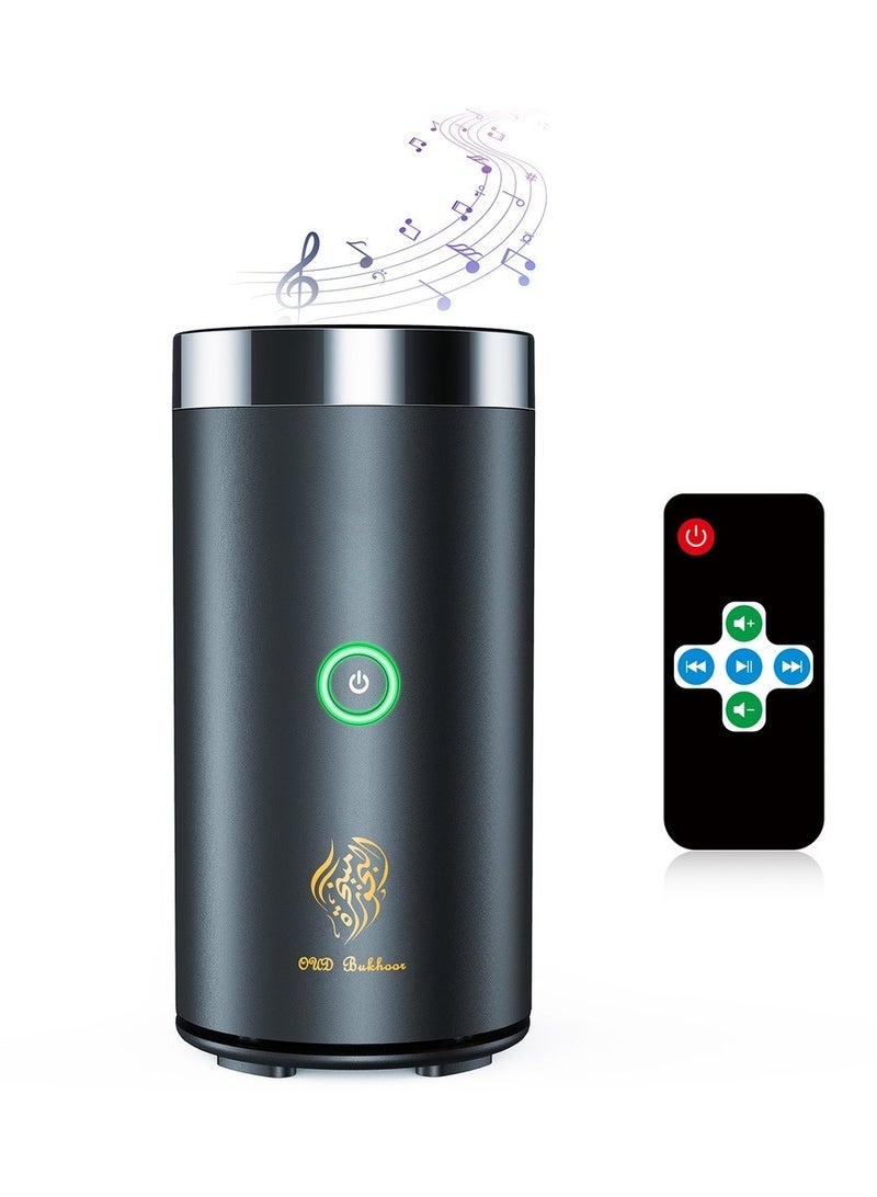 Bukhoor USB Type-C Power Rechargeable Incense Burner Quran Speaker With Remote - Image 1