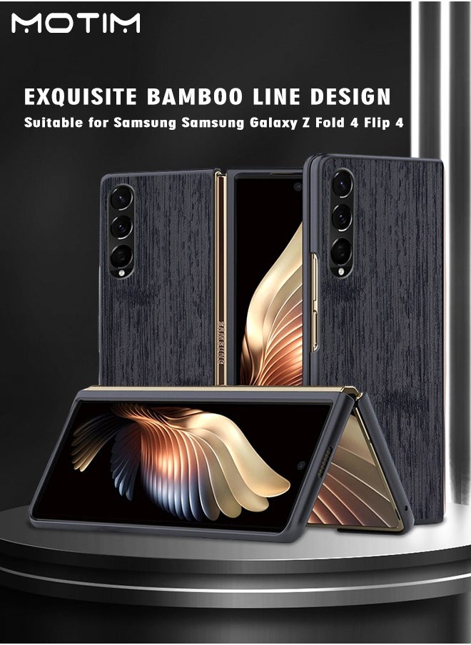 موتيم - حافظة سامسونج جالاكسي زد فولد 4 الواقية القابلة للطي من سامسونج Galaxy Z Fold 4، غطاء حماية شامل بزاوية 360 درجة، واقي شاشة مدمج وواقي عدسة الكاميرا، غطاء مضاد للصدمات ومضاد للسقوط والخدوش - Image 1