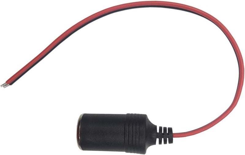 AEISVIK Female Cigarette Lighter Socket Plug - 12V 24V Car Replacement Cigar Cable Connector Adapter Charger Power Cord (5) - Image 5