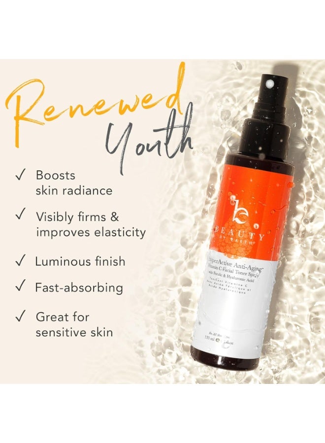 Beauty by Earth Vitamin C Face Toner - USA Made with Natural & Organic Ingredients, Alcohol-Free Skin Brightening Facial Toner for Sensitive and Aging Skin, Pore Minimizing Face Mist for Women and Men Size: 4.5 Fl Oz (Pack of 1) - Image 2