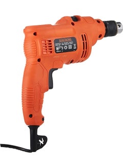 BLACK+DECKER Hammer Percussion Drill 550W 10Mm Chuck 47 600 Bpm Dual Mode For Drilling And Hammering Ideal For Metal Wood Includes 2M Cable Orange Black Kr5010 B5  - Image 2