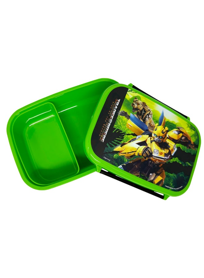 TRANSFORMERS Leak Proof Rectangular Lunch Box for Kids Green 765 ml 112-61-35 - Image 3