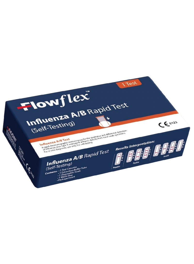 Flowflex Influenza A/B Rapid Test (Self-Testing)