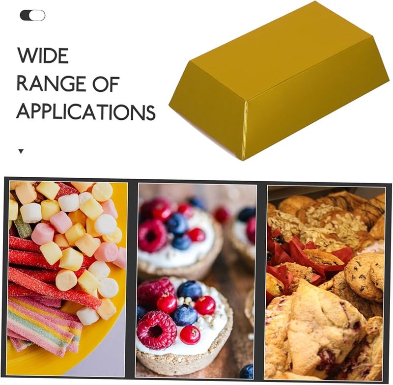 Pack Of 1 Gold Bar Candy Boxes Realistic Foldable Favor Boxes For Weddings Christmas Halloween Parties And Special Events - Image 4