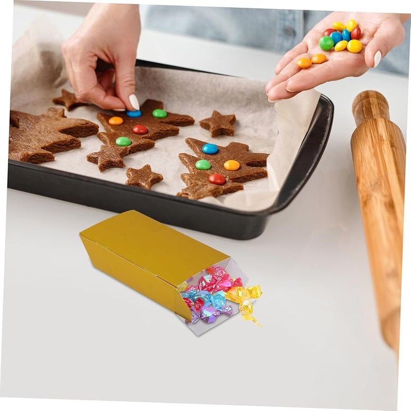 Pack Of 1 Gold Bar Candy Boxes Realistic Foldable Favor Boxes For Weddings Christmas Halloween Parties And Special Events - Image 5