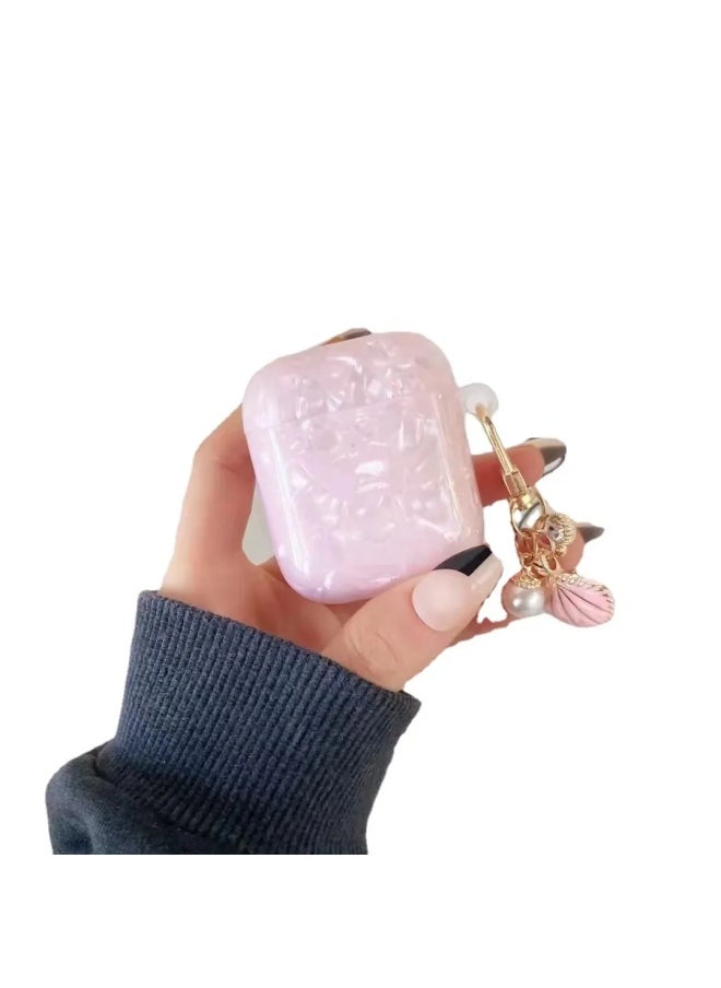 Generic - For Apple AirPods Pro2 Earphone Protective Case 1st Generation Soft Shell AirPods 4leopard Slipsshell Pattern Motorcycle Equipme-Color:Pink-Applicable Model:airpods Pro - Image 1