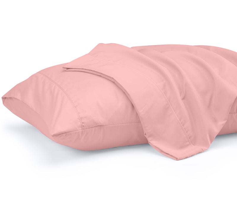 Utopia Bedding Pillow Cases Queen Size 2Pack Soft Brushed Microfiber Envelope Closure Perfect for Hospitals Hotels Guest Rooms OekoTEX Certified 20x30 Inches Pink