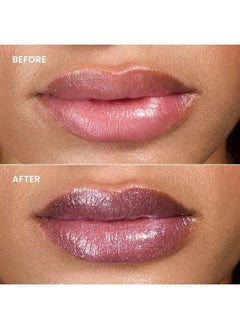 Wonderskin WONDER BLADING Top Gloss - Clear Lip Gloss, High Shine Finish, Hydrating Lip Gloss, Lip Makeup (Glitter Blue)  - Image 2