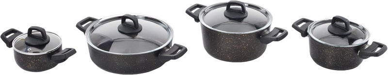 KARACA Biogranite Blackgold 12 Piece Cookware Set New - Image 2