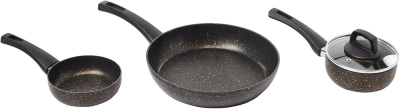 KARACA Biogranite Blackgold 12 Piece Cookware Set New - Image 3