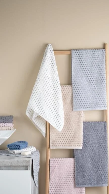 بلونيتي Coat 100% Natural Cotton Hand / Face Towel 50X90 cm Navy Blue
