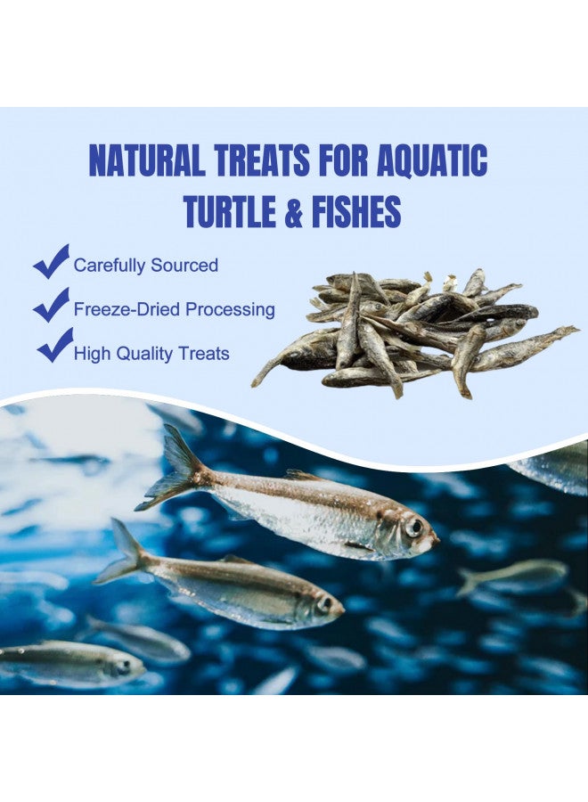Amzey 2.3 oz Dried River Fish - Natural Food for Turtles, Terrapins, Reptiles and Large Tropical Fish - Image 2