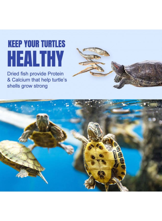 Amzey 2.3 oz Dried River Fish - Natural Food for Turtles, Terrapins, Reptiles and Large Tropical Fish - Image 3