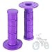 Eiszhjk 1 Pair eBike Handlebar Grips Compatible with Ridstar q20 78 22mm 24mm Motorcycle Hand Grips Soft Rubber Motorcycle Grip with NonSlip Half Waffle Purple Grip for Dirt Bike Bicycle Accessories - Image 2