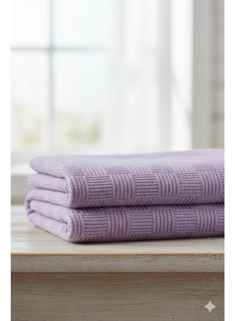 Nile Weave Elegant Egyptian Cotton Leno Throw Blanket – ultra-soft, lightweight, and beautifully crafted. Enjoy luxurious comfort, breathable warmth, and timeless sophistication in any room. - Image 4
