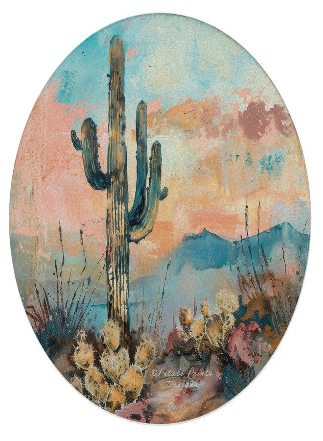 Counterart Thirstystone Desert Dream Single Round Natural Sandstone Coaster 4" Diameter Manufactured in The USA Choose to Create Your Own Collection - Image 1