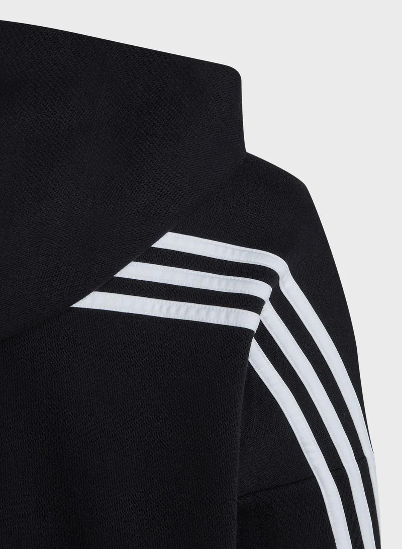adidas قميص تدريب أسود للأولاد - سنوات