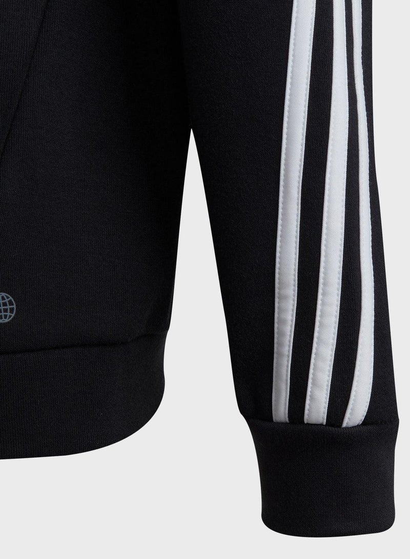 اديداس قميص تدريب أسود للأولاد - سنوات - Image 4