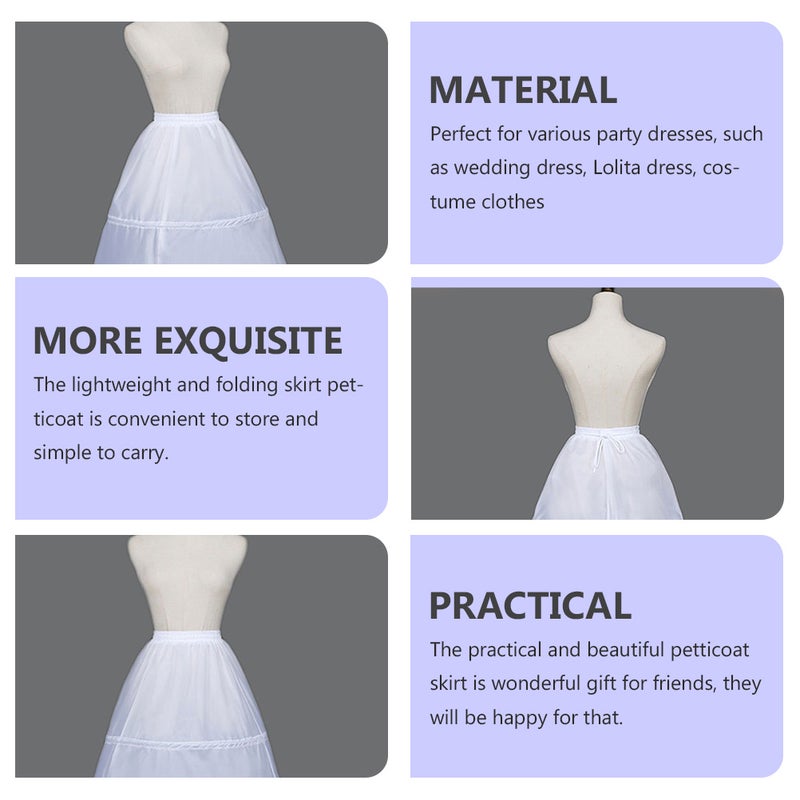 Wedding Beautiful Skirt Petticoat Party Petticoat Skirt Lolita Dress Petticoat - Image 2
