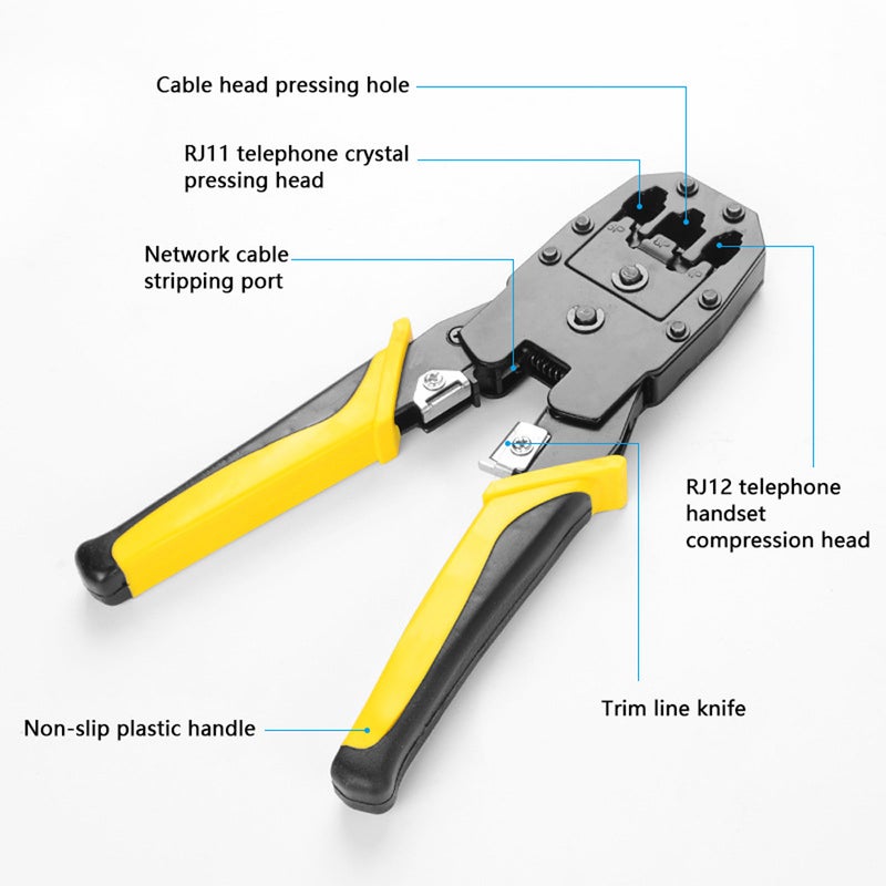 AL RAID Network Repairing Plier Tool Kit With Cable Tester Multicolour 26.50 x 5.50 x 17.50cm - Image 3